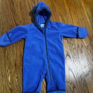 Columbia Cozy Purple Kids Footie with Hood